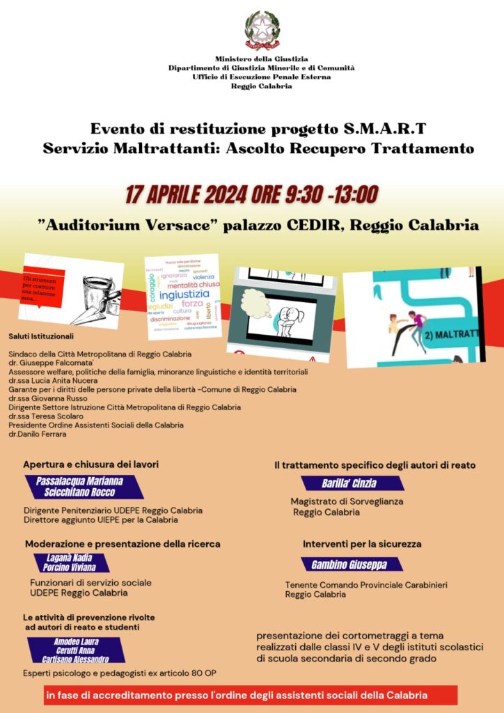 Locandina progetto SMART a Reggio Calabria