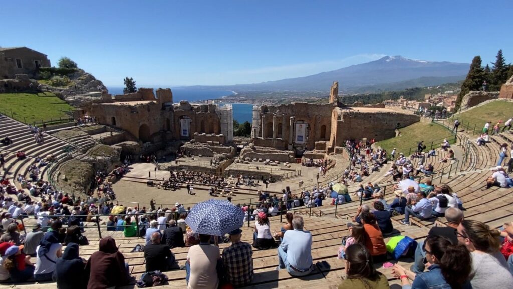 Parco Naxos Taormina, Teatro Antico, Concerto di Primavera 7 aprile 2024_1 (ph. Melamedia)
