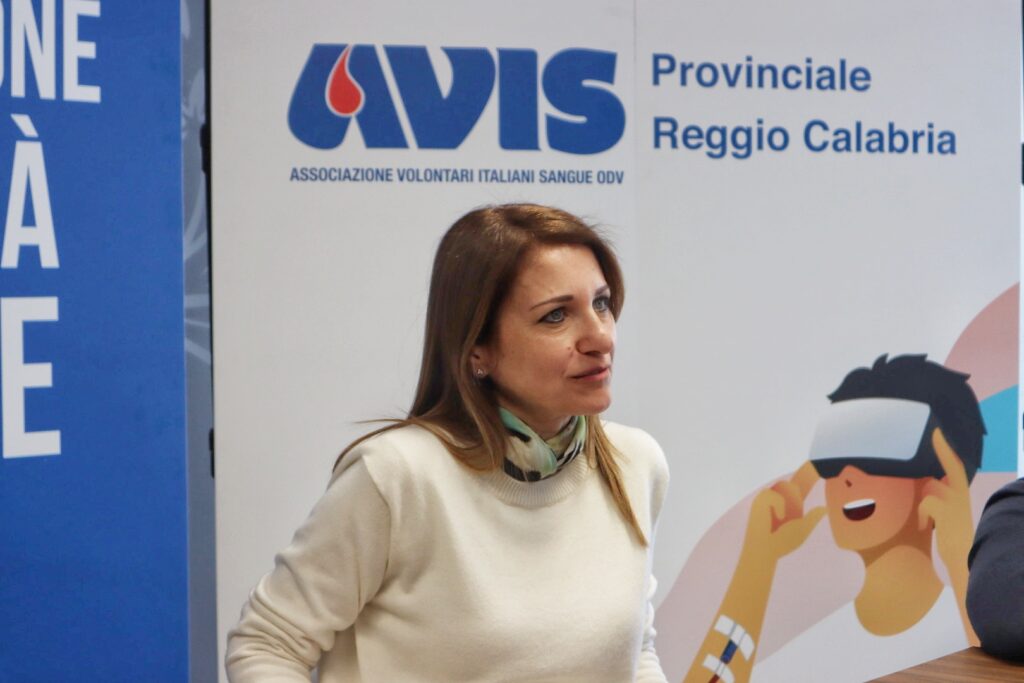 Presentazione progetto Avis Reggio Calabria con visori virtuali