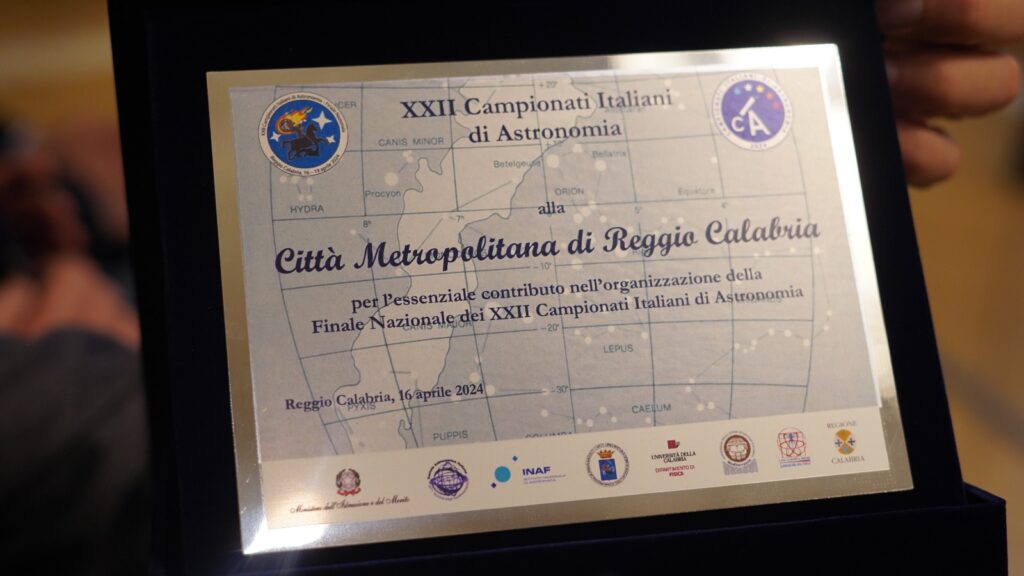 campionati astronomia a Reggio Calabria Conferenza di presentazione