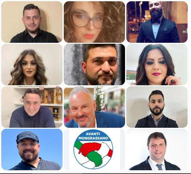 Avanti Mongrassano 10 candidati più simbolo piùSacco