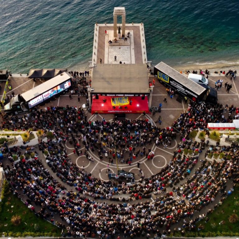 Concerto 1 maggio 2024 Arena dello Stretto dall'alto