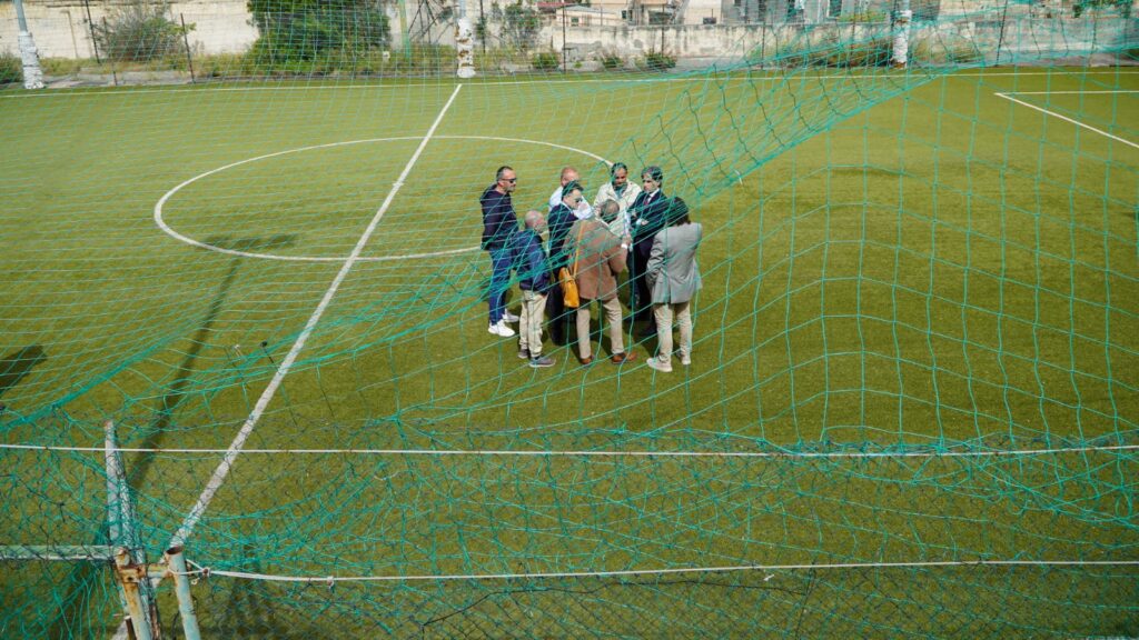 Lavori centro sportivo mirella carbone