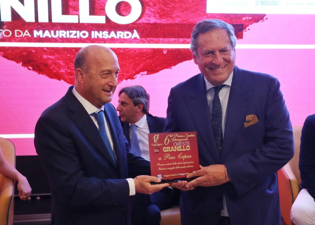 Premiati Premio Granillo 2024 Nino Foti e Pino Capua
