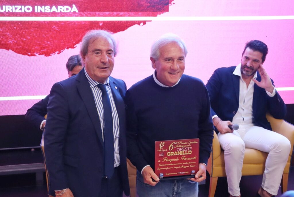 Premiati Premio Granillo 2024 Dottore Pasquale Favasuli