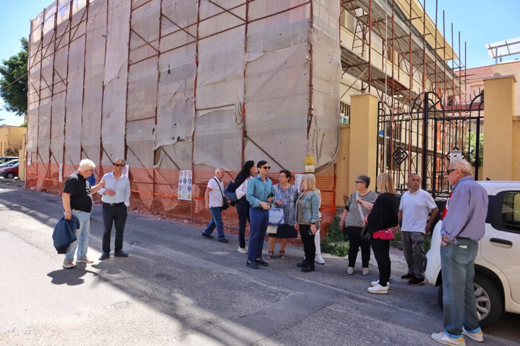 Sit-in anziani centro sociale Sbarre