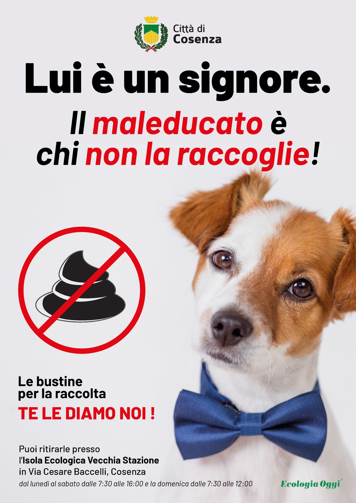 campagna di sensibilizzazione sulla raccolta delle deiezioni canine