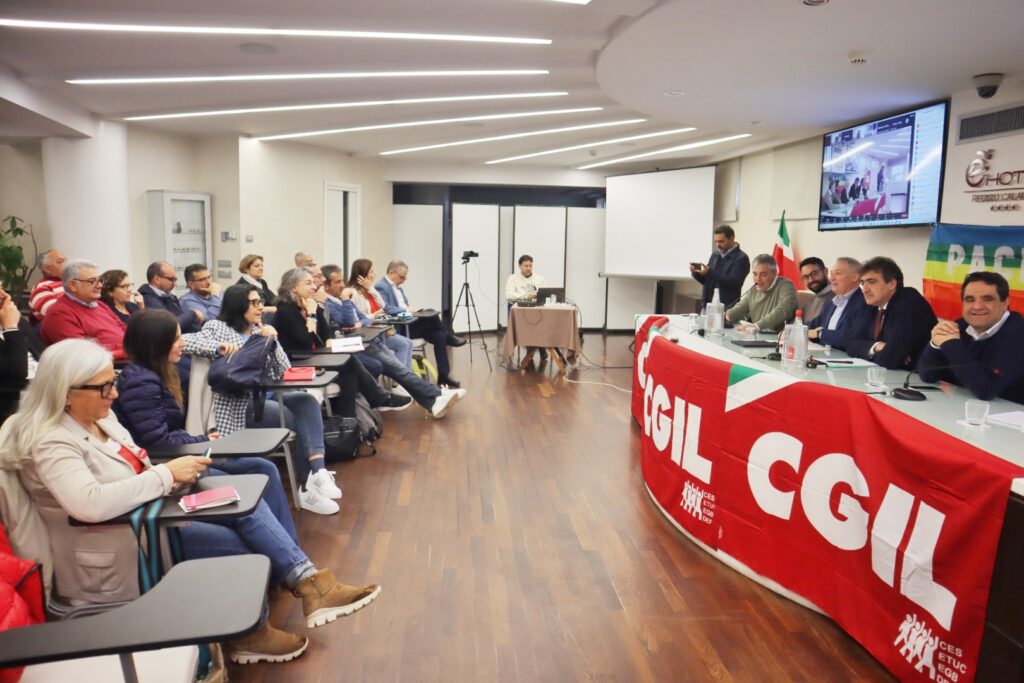 conferenza CGIL ponte