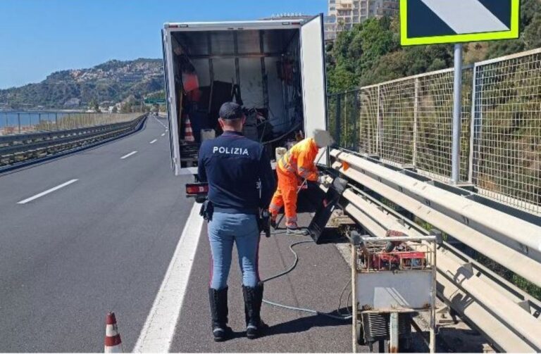 controllo cantieri autostrada polizia stradale