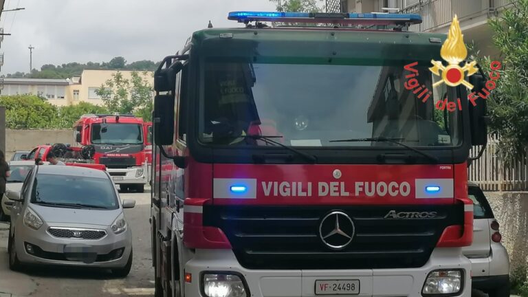 fuga di gas vigili del fuoco