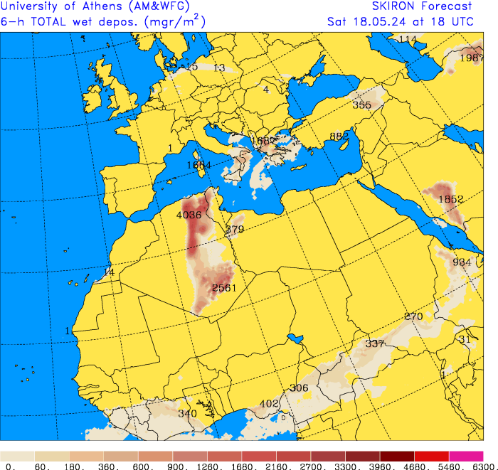 previsioni meteo pioggia sabbia sahara sabato 18 maggio