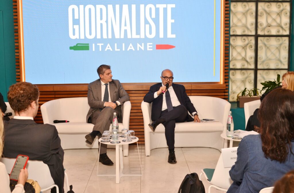 Giornaliste italiane a Montecitorio