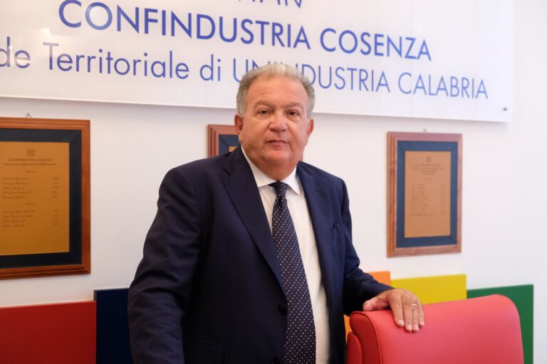 Giovan Battista Perciaccante, presidente di Confindustria Cosenza