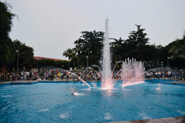 Inaugurazione fontana villa dante messina