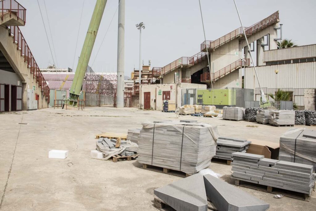 Lavori stadio Granillo