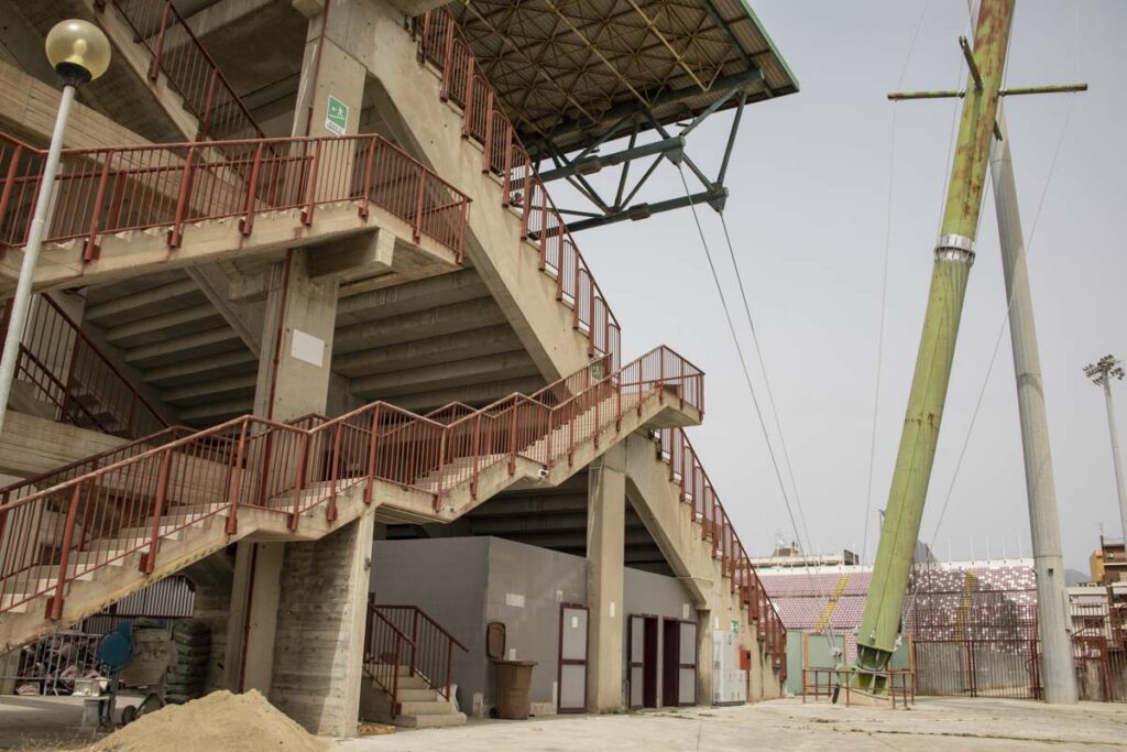 Lavori stadio Granillo