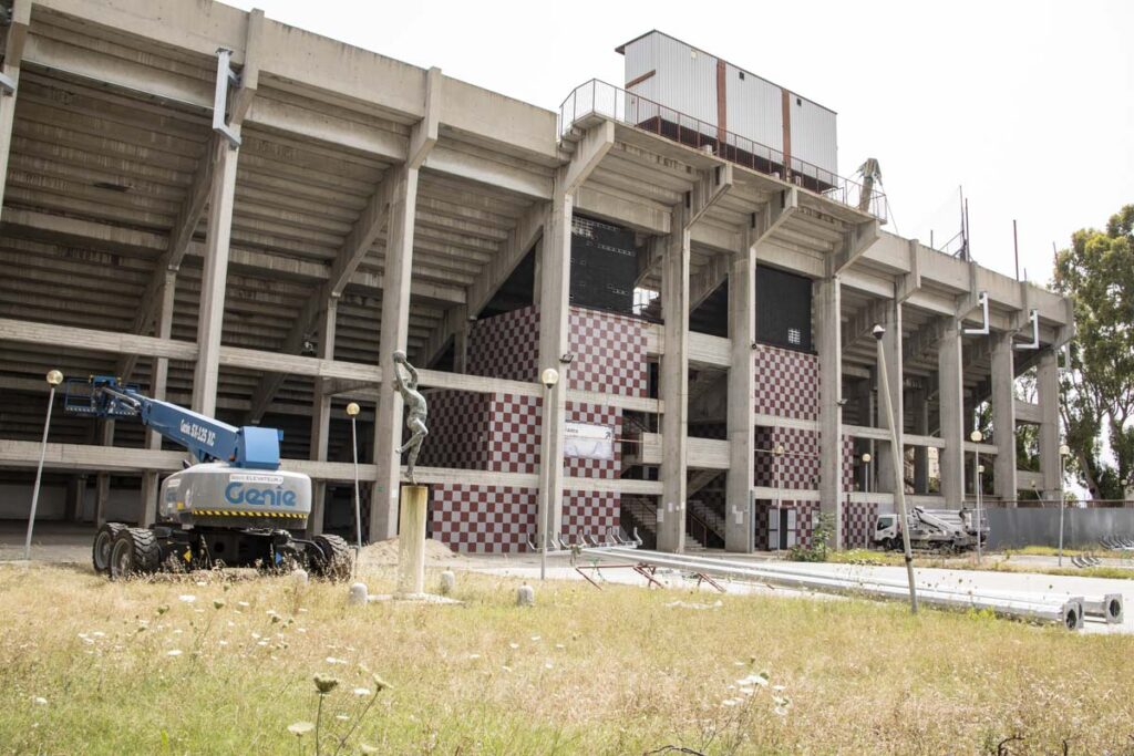 Lavori stadio Granillo