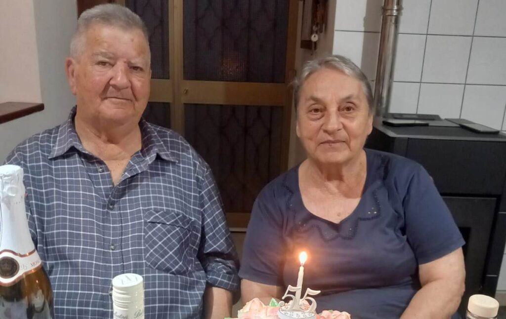 Lorenzo Zema e Francesca Fedele 55 anni di matrimonio a Croce Valanidi