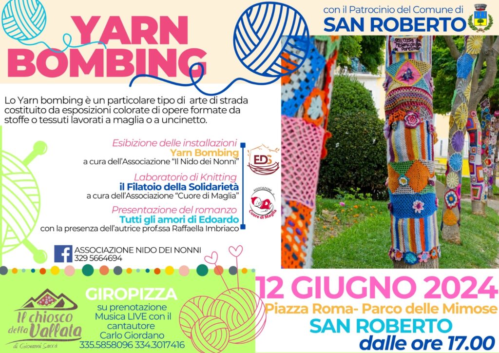 Mercoledì San Roberto Yarn Bombing