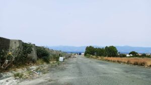 Strada che porta ai mercati Mortara San Gregorio ripulita