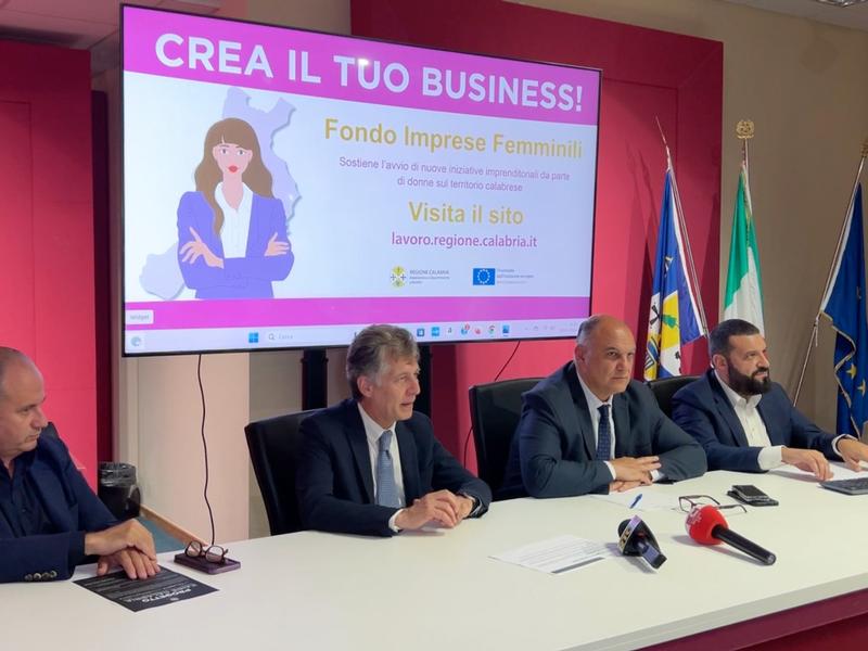 bando imprese femminili regione calabria