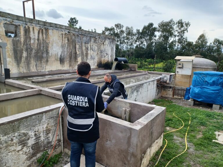 guardia costiera sequestro scarichi idrici irregolari