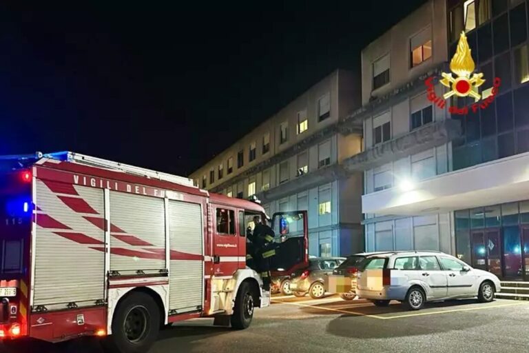 incendio ospedale Santa Venera e Santa Marta di Acireale