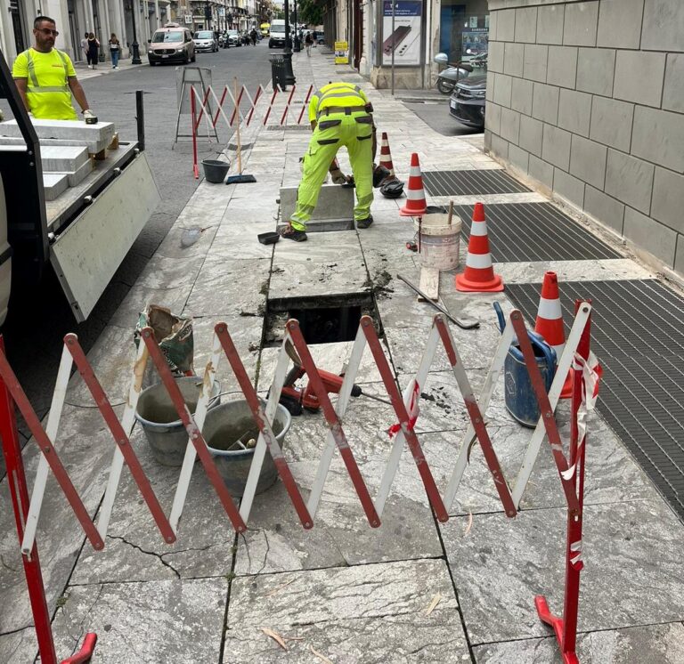 sostituzione delle basole corso garibaldi