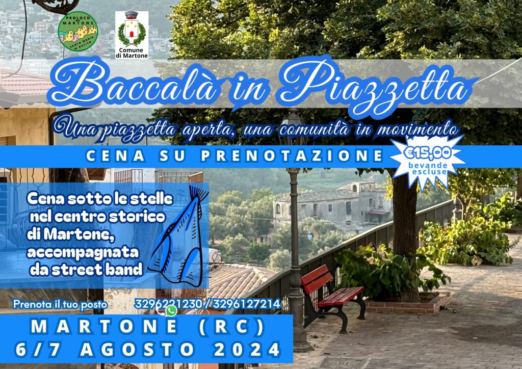 Baccala in Piazzetta 6 e 7 agosto 2024