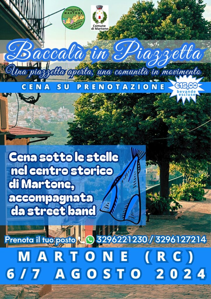 Baccala in Piazzetta Martone 2024