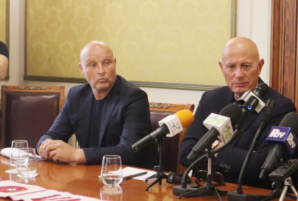 Conferenza stampa Reggina con Pergolizzi e Ballarino