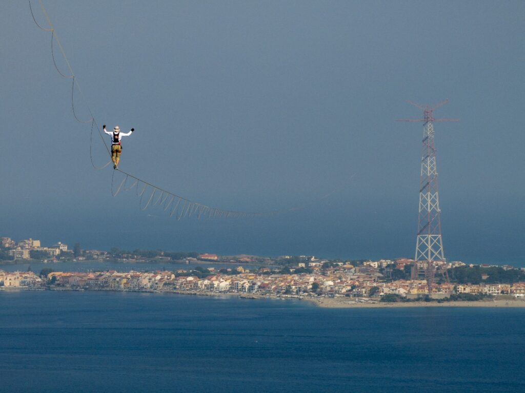 Jaan Roose traversata Stretto di Messina