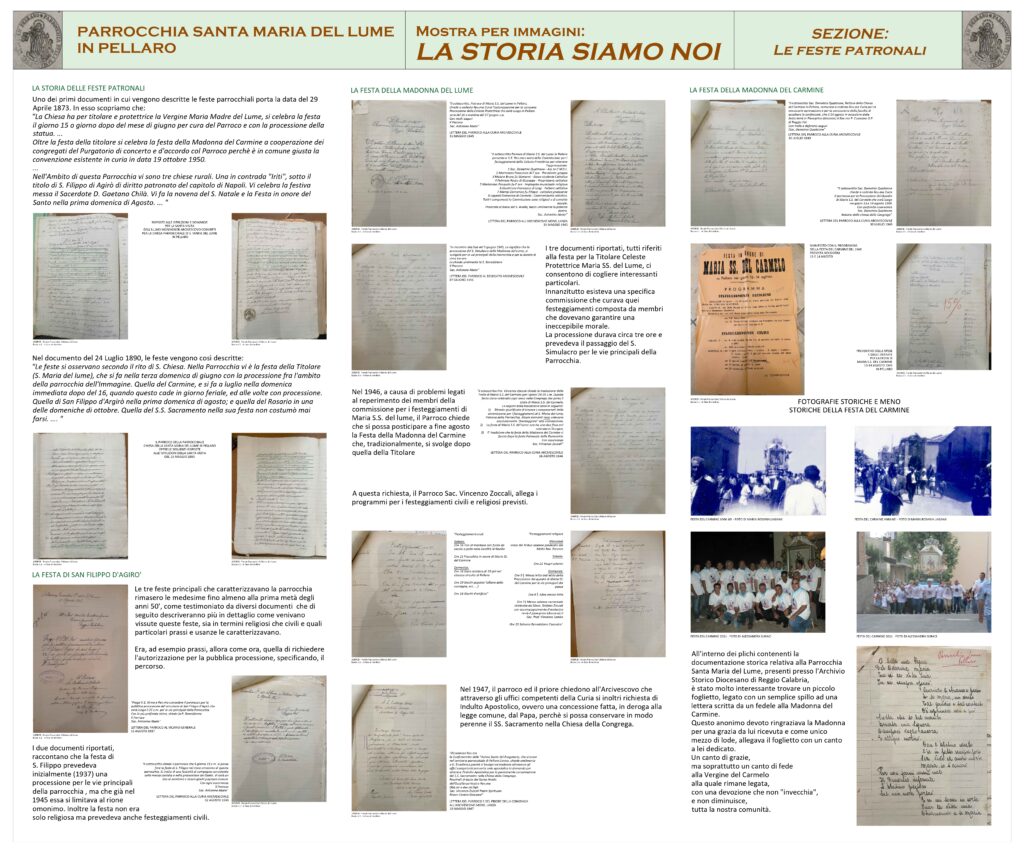 Storia Parrocchia Pellaro mostra