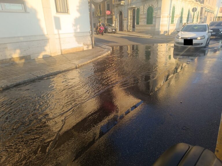 Perdita acqua Viale Genovese Zerbo