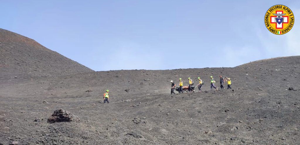 Soccorso turista etna