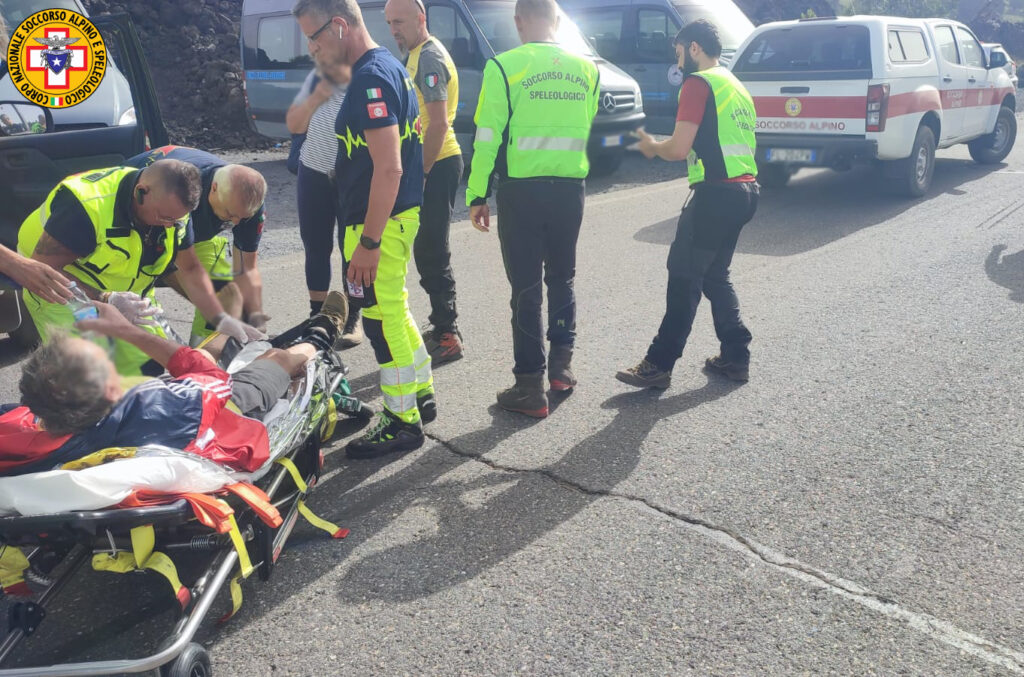 Soccorso turista etna