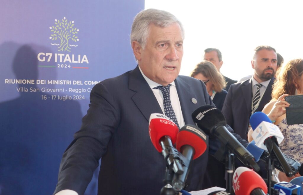 Tajani al g7 di reggio calabria