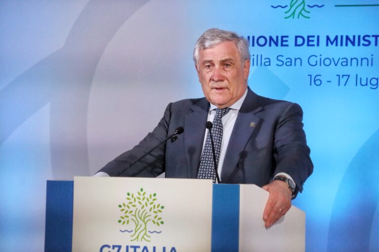 antonio tajani g7 reggio calabria