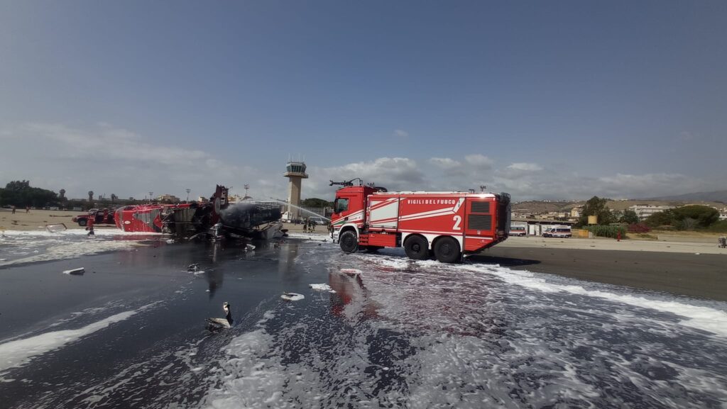 incidente elicottero all'Aeroporto dello stretto