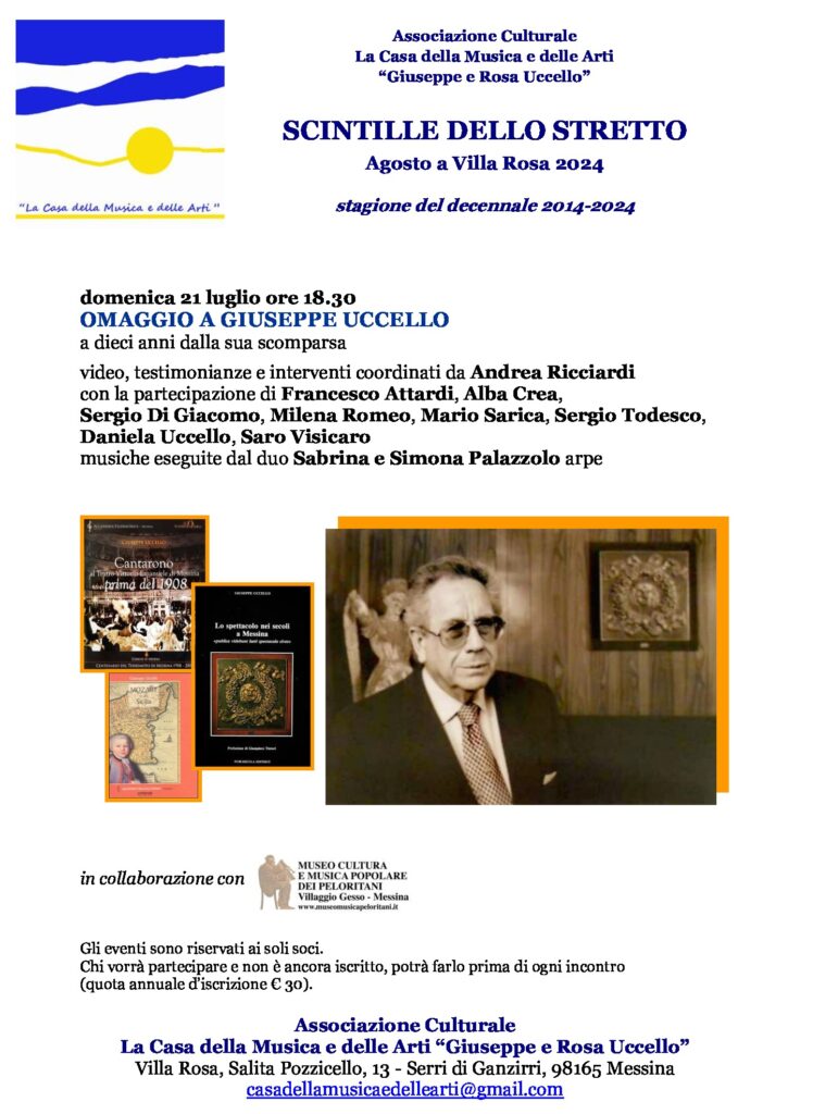 Locandina evento Giuseppe uccello