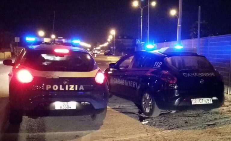 polizia carabinieri notte