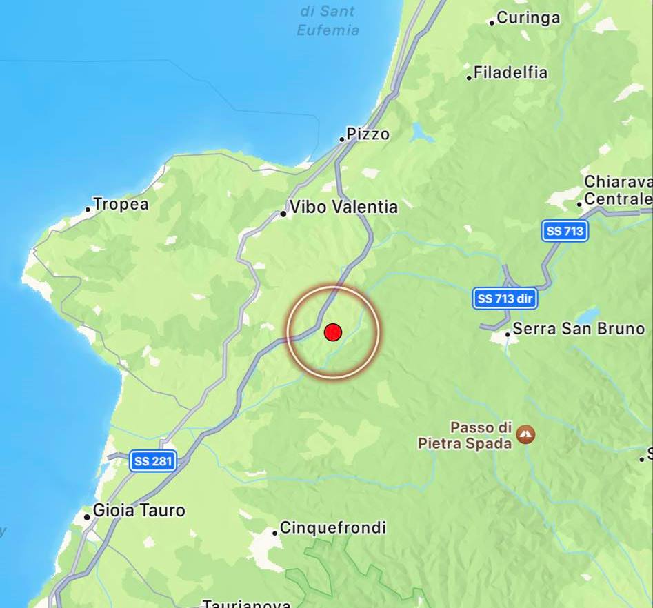 terremoto vibo valentia