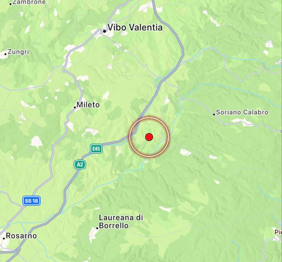 terremoto vibo valentia