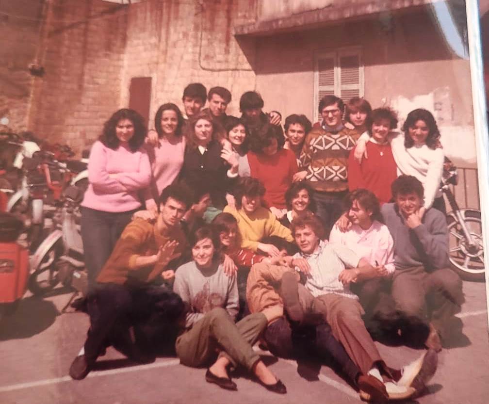 5 E del Liceo “A.Volta” di Reggio Calabria 1984