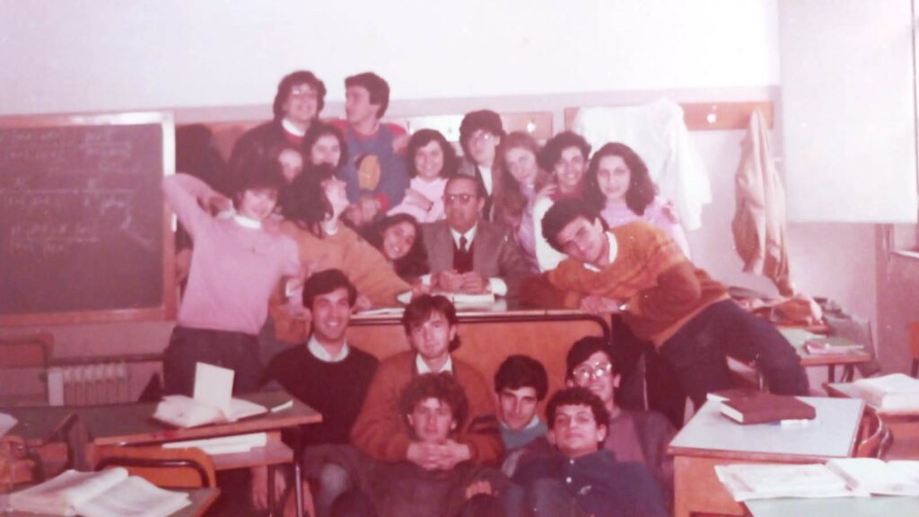 5 E del Liceo “A.Volta” di Reggio Calabria 1984