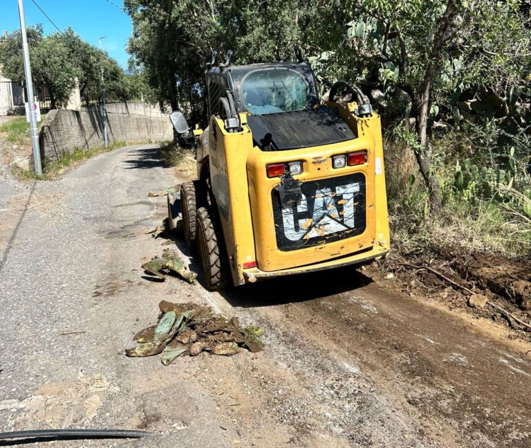 Cartelli lavori strada Mortara