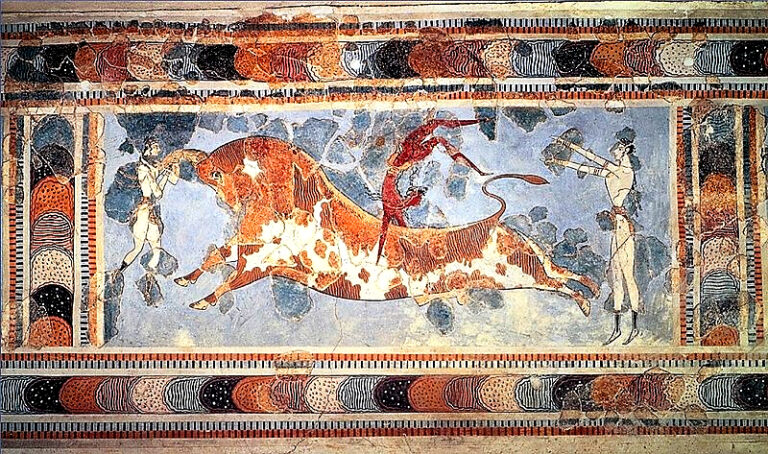 Knossos Bull Leaping Fresco