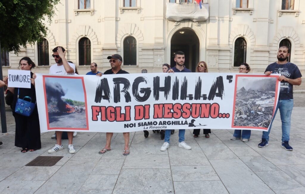 Protesta cittadini Arghillà