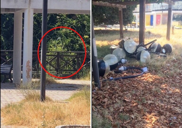 condizioni degrado parco orrori