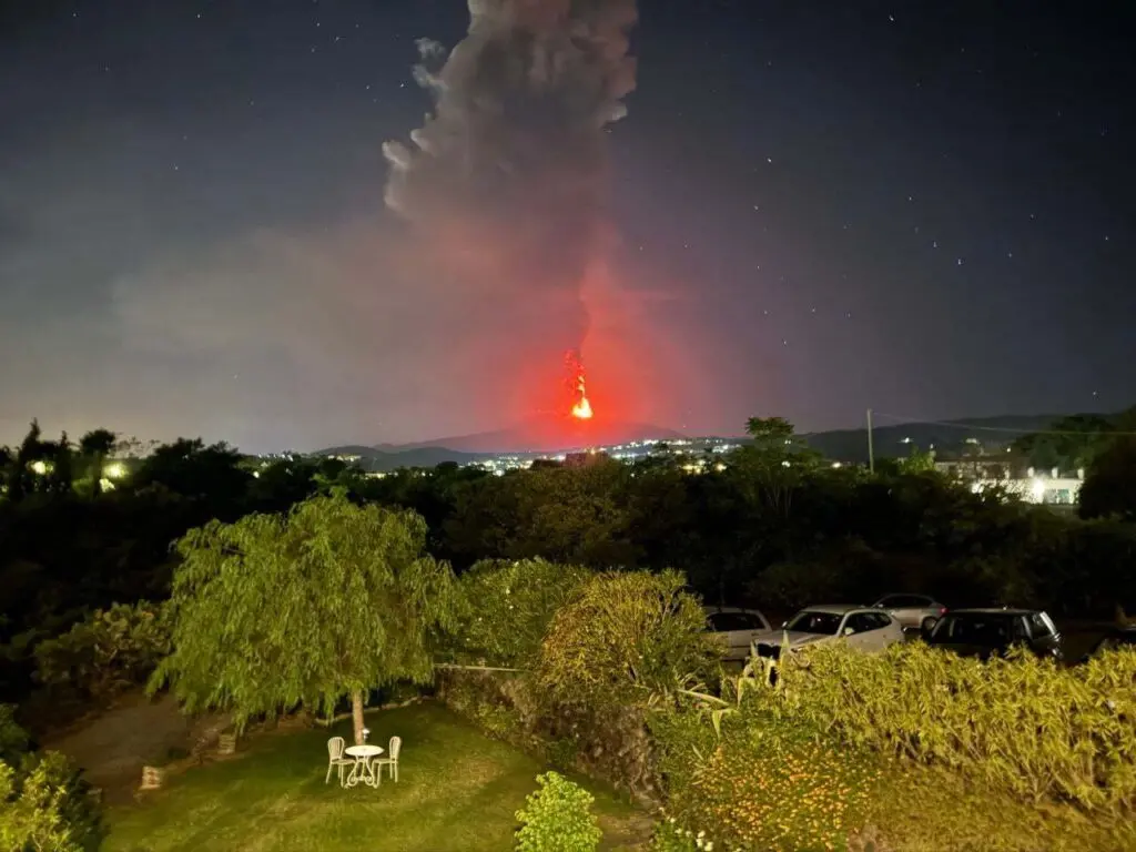 eruzione etna ferragosto